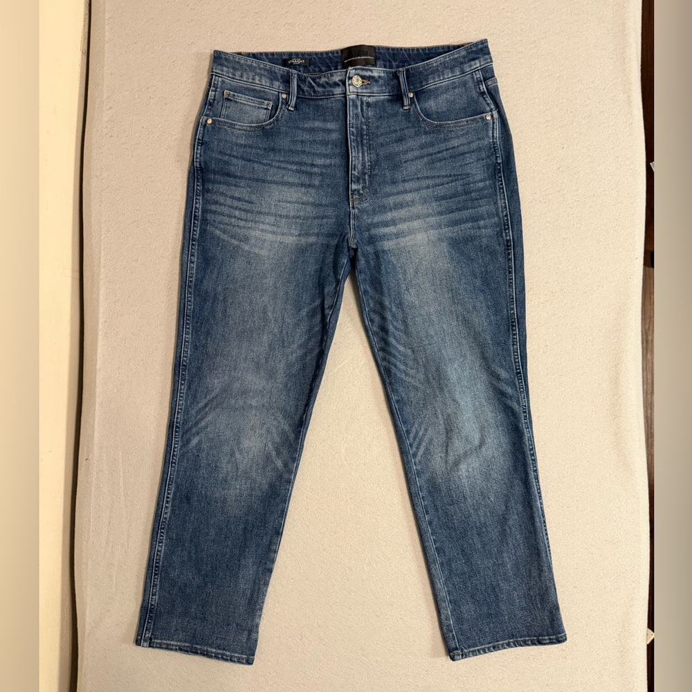 White House Black Market Straight Blue Jeans